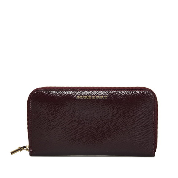 Burberry Red s Wallet Long Wine - Picture 1 of 11